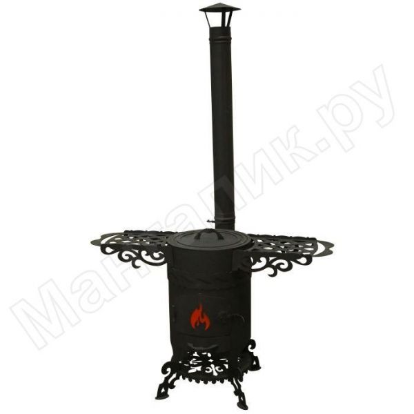 Furnace for cauldron 12l "SULTAN-400" with a pipe