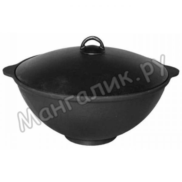 Cast iron cauldron 8L with aluminum lid (Balezino)