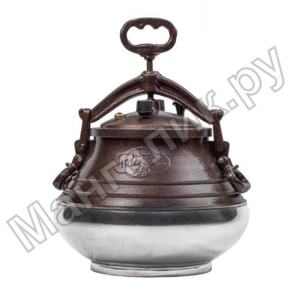 Afghan cauldron 8l, polished, with handles