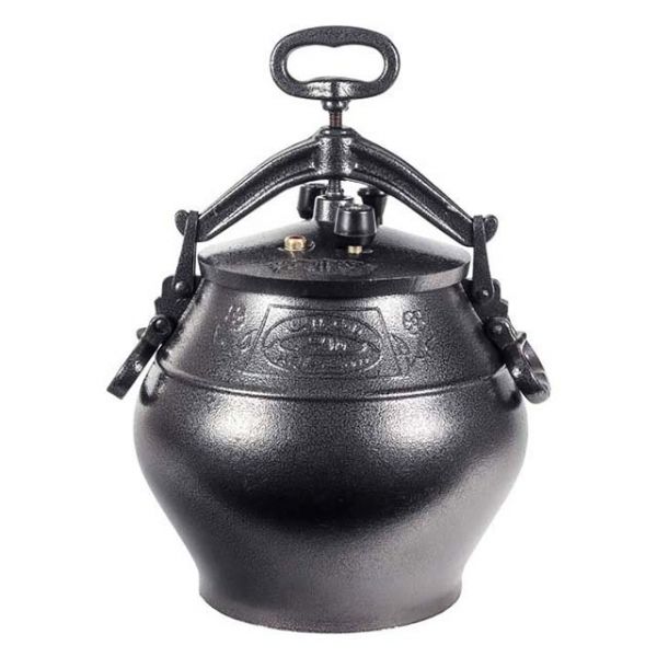 Afghan cauldron 10 liters, black, with handles (Rashko Baba)