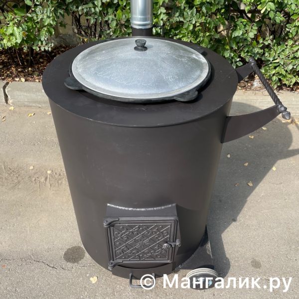Stove for cauldrons from 8 to 30 liters and for burning garbage (double-walled)
