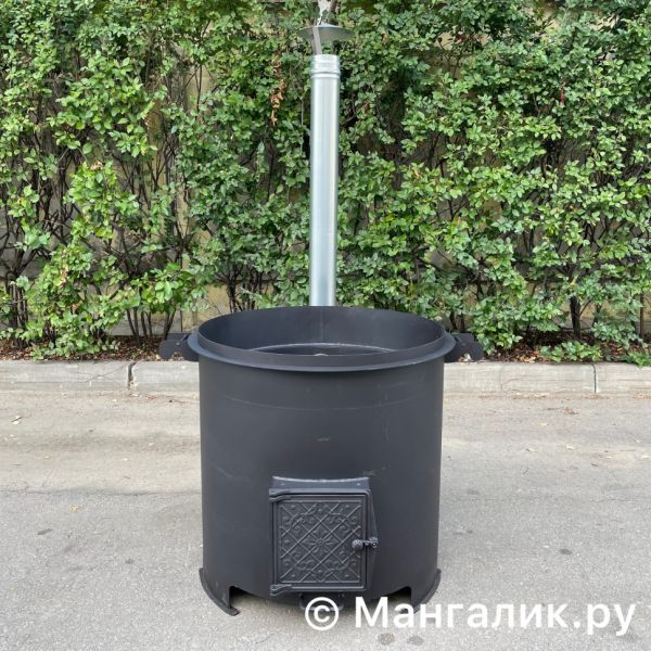 Oven for cauldron 100 liters with double wall 3 mm, 78cm