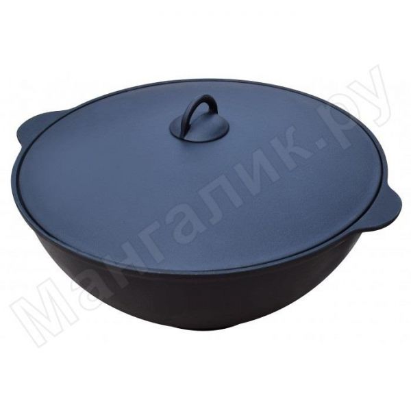 Cast iron cauldron 18l, with lid (Balezino)