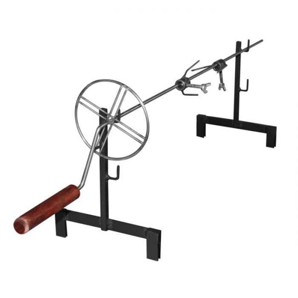 Rotisserie for barbecue, length 120 cm